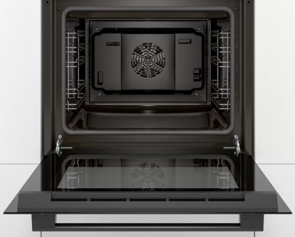 Bosch HBF514BB1T 66 lt A Enerji Sınıfı Dijital Ocaksız Ankastre Fırın Siyah