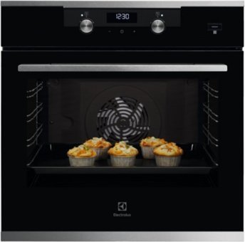 Electrolux KODEC70X 72 lt A Enerji Sınıfı Ocaksız Ankastre Fırın Siyah