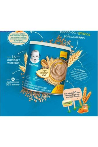 Gerber Tahıllı Ballı Buğday 4 Numara Kaşık Maması 270 gr