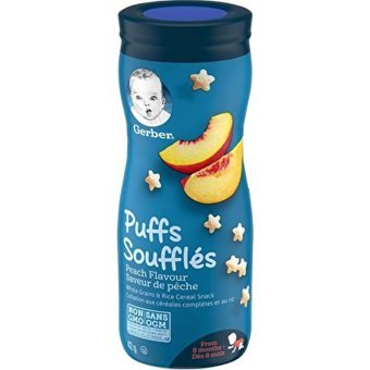 Gerber Puffs Tahıllı Organik Şeftali Bebek Atıştırmalığı 42 gr