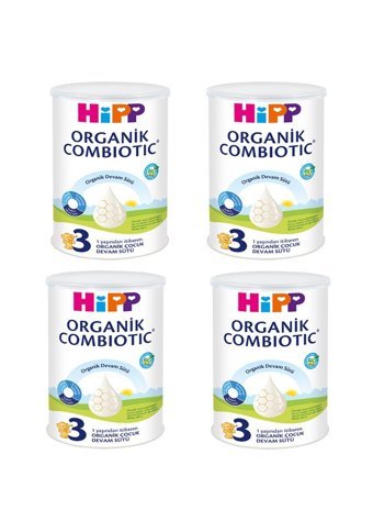 Hipp Combiotic Tahılsız Glutensiz Organik Probiyotikli 3 Numara Devam Sütü 4x350 gr