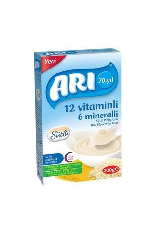 Arı Tahıllı Pirinç Unlu Probiyotikli Kaşık Maması 6x200 gr