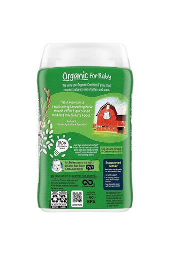 Gerber Tahıllı Organik Pirinçli Probiyotikli Kaşık Maması 227 gr