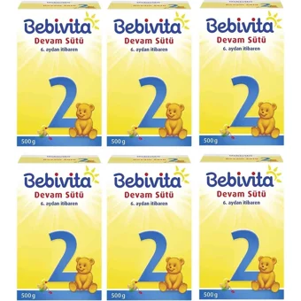 Bebivita Probiyotikli 2 Numara Devam Sütü 6x500 gr