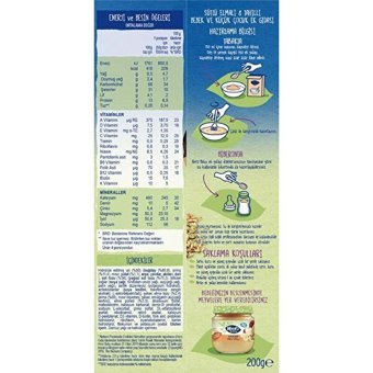 Hero Baby Tahıllı Elmalı Sütlü Kaşık Maması 200 gr