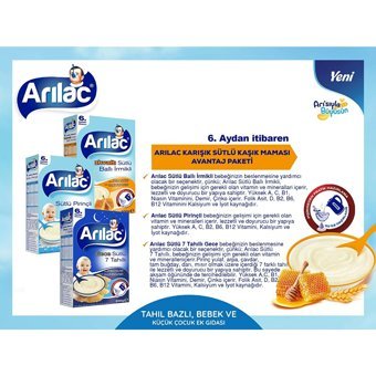 Arılac Tahıllı Glutensiz Pirinçli Kaşık Maması 200 gr