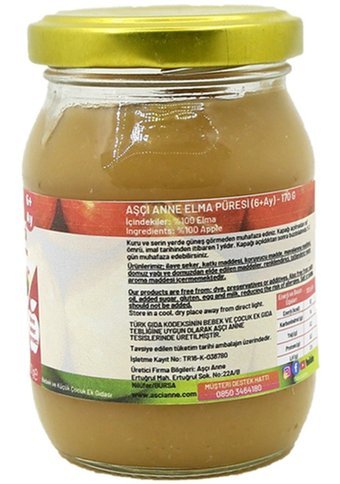 Aşçı Anne Tahıllı Elmalı Kavanoz Maması 170 gr