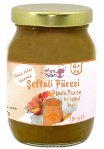 Aşçı Anne Tahıllı Şeftali Kavanoz Maması 180 gr