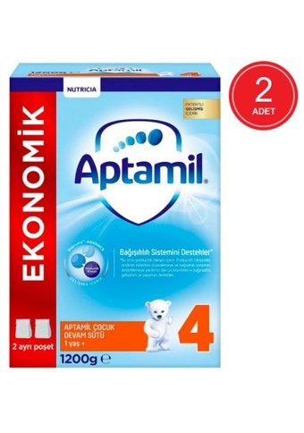Aptamil Probiyotikli 4 Numara Devam Sütü 2x1.2 kg