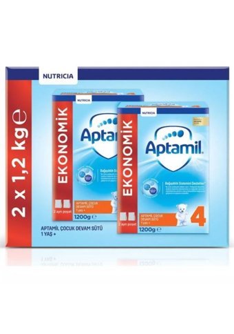 Aptamil Probiyotikli 4 Numara Devam Sütü 2x1.2 kg