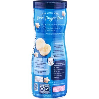 Gerber Puffs Tahıllı Organik Muzlu Bebek Atıştırmalığı 42 gr