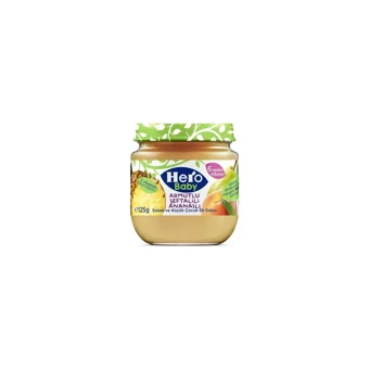 Hero Baby Tahılsız Glutensiz Ananaslı Kavanoz Maması 4x125 gr