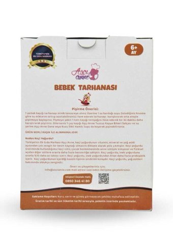 Aşçı Anne Keçi Sütlü Tahıllı Tam Buğday Unu Kaşık Maması