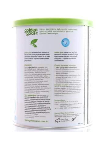 Golden Goat Keçi Sütlü Tahılsız 2 Numara Devam Sütü 6x400 gr
