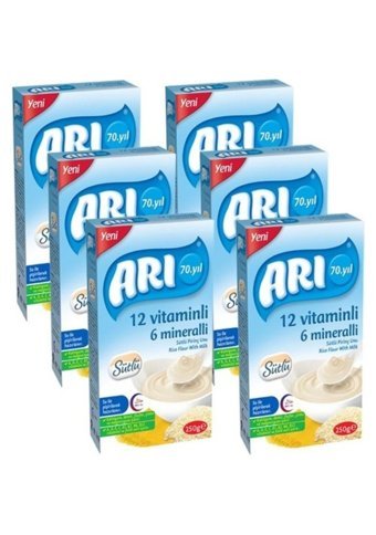 Arı Tahıllı Pirinç Unlu Probiyotikli Kaşık Maması 6x250 gr