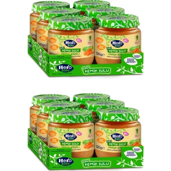 Hero Baby Tahılsız Glutensiz Sebzeli Kavanoz Maması 12x120 gr