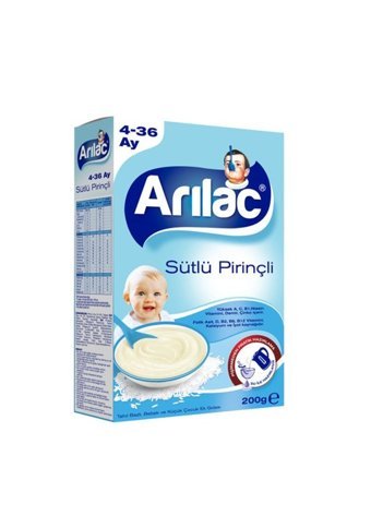 Arılac Instant Tahıllı Glutensiz Pirinçli Kaşık Maması 6x200 gr