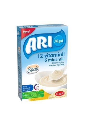Arı Tahıllı Pirinç Unlu Probiyotikli Kaşık Maması 4x200 gr