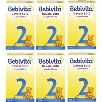 Bebivita Yenidoğan Probiyotikli 1 Numara Devam Sütü 6x500 gr