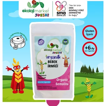 Ekoloji Market Tahıllı Organik İrmikli Kaşık Maması 250 gr