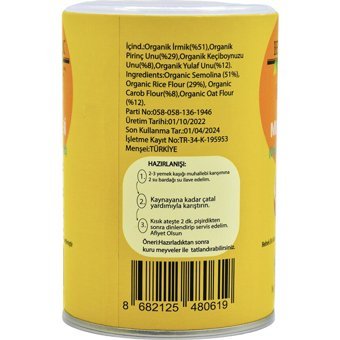 Beyorganik Tahıllı Organik Keçiboynuzu Kaşık Maması 250 gr