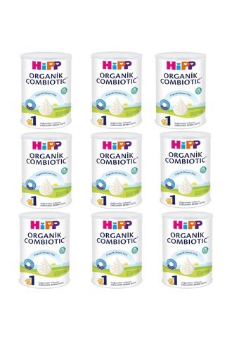 Hipp Yenidoğan Tahılsız Glutensiz Organik Probiyotikli 1 Numara Devam Sütü 9x350 gr