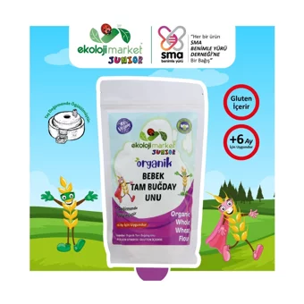 Ekoloji Market Tahıllı Organik Tam Buğday Unu Kaşık Maması 2x250 gr