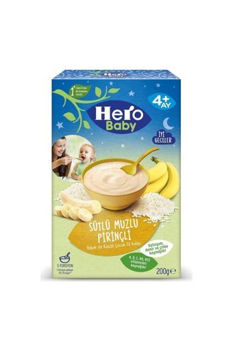 Hero Baby Tahıllı Ballı İrmikli Kaşık Maması 200 gr