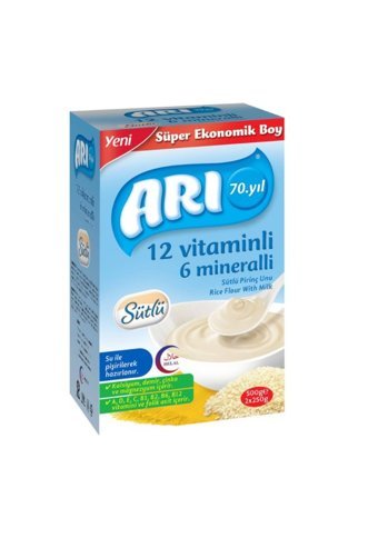 Arı Tahıllı Pirinç Unlu Probiyotikli Kaşık Maması 6x500 gr