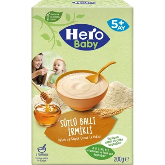 Hero Baby Tahıllı Ballı İrmikli Kaşık Maması 3x200 gr