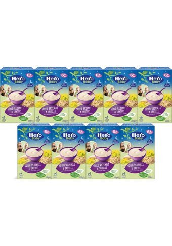 Hero Baby Gece Tahıllı Rezeneli Kaşık Maması 9x200 gr