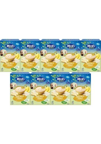 Hero Baby Gece Tahıllı Meyveli Pirinçli Kaşık Maması 9x200 gr