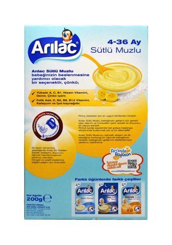 Arılac Instant Tahıllı Glutensiz Pirinçli Kaşık Maması 200 gr