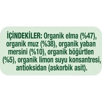 Gerber Tahılsız Glutensiz Organik Böğürtlenli Elmalı Muzlu Yabanmersinli Kaşık Maması 90 gr