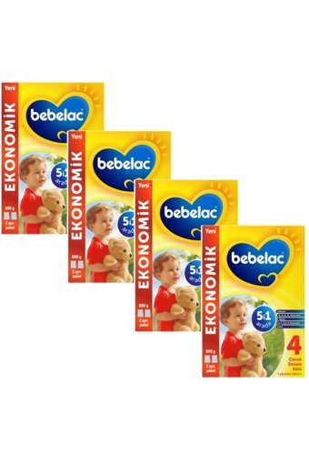 Bebelac Probiyotikli 4 Numara Devam Sütü 4x800 gr