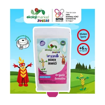 Ekoloji Market Tahıllı Organik İrmikli Kaşık Maması 2x250 gr