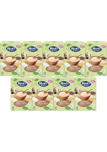 Hero Baby Tahıllı Glutensiz Pekmez Peynir Kaşık Maması 9x200 gr