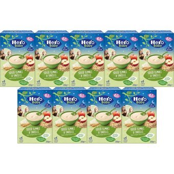 Hero Baby Gece Tahıllı Elmalı Tahıllı Sütlü Kaşık Maması 9x200 gr