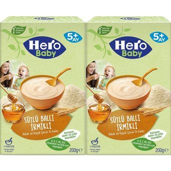 Hero Baby Tahıllı Ballı İrmikli Kaşık Maması 2x200 gr