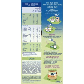 Hero Baby Gece Tahıllı Glutensiz Meyveli Pirinçli Kaşık Maması 6x200 gr
