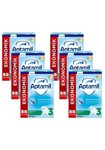 Aptamil Probiyotikli 3 Numara Devam Sütü 6x1.2 kg