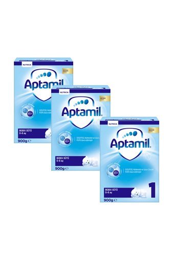 Aptamil Nutricia Yenidoğan Probiyotikli 1 Numara Devam Sütü 3x900 gr
