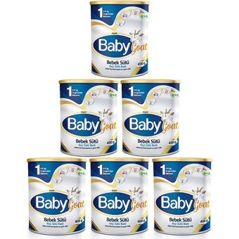 Baby Goat Keçi Sütlü Yenidoğan Probiyotikli 1 Numara Devam Sütü 6x400 gr