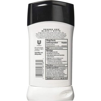 Degree Men Ultra Clear Black+White Pudrasız Ter Önleyici Antiperspirant Stick Erkek Deodorant 76 gr