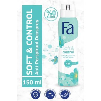 Fa Soft&Control Pudrasız Ter Önleyici Antiperspirant Sprey Kadın Deodorant 150 ml