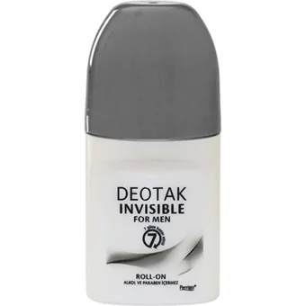 Deotak Invisible Pudrasız Ter Önleyici Organik Antiperspirant Roll-On Erkek Deodorant 35 ml