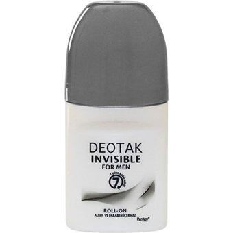 Deotak Invisible Pudrasız Ter Önleyici Organik Antiperspirant Roll-On Erkek Deodorant 35 ml