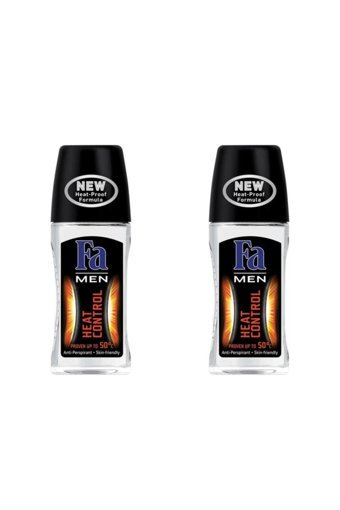 Fa Heat Control Pudrasız Ter Önleyici Antiperspirant Roll-On Erkek Deodorant 2x50 ml