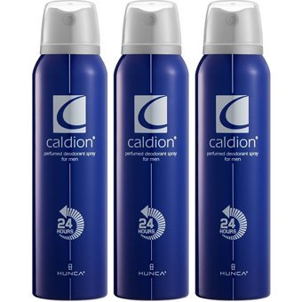 Caldion Pudrasız Ter Önleyici Sprey Erkek Deodorant 3x150 ml