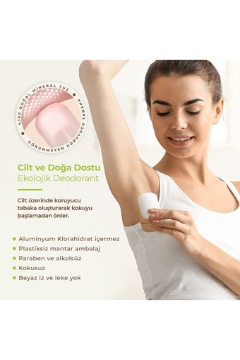 Biorock Crystal Pudrasız Organik Stick Unisex Deodorant 120 ml